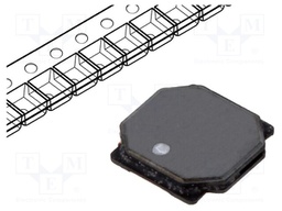 Inductor: wire; SMD; 6.8uH; 1.2A; 0.22Ω; 6x6x1mm; ±20%