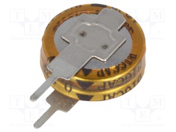 Capacitor: electrolytic; backup capacitor,supercapacitor; THT