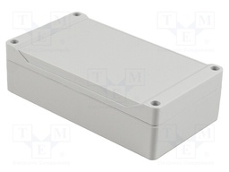 Enclosure: multipurpose; X: 90mm; Y: 160mm; Z: 45mm; 1555; ABS; grey