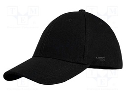 Baseball cap; black; cotton; Size: one size