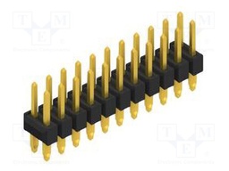 Connector: pin strips; pin header; male; PIN: 22; 2.54mm; THT; 2x11