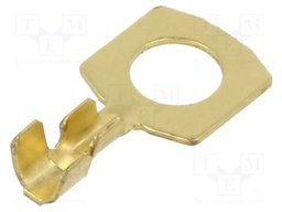 Tip: ring; M8; 0.75÷2mm2; crimped; for cable; straight; brass; bulk