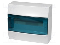 Enclosure: for modular components; IP41; grey; No.of mod: 12