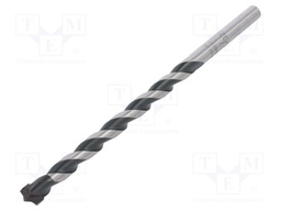 Drill bit; for concrete; Ø: 12mm,15/32"; L: 200mm; metal; blister