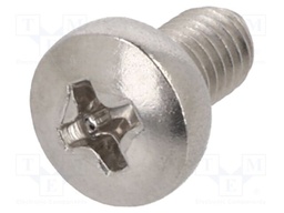 Screw; M3x5; Head: button; Phillips; PH1; A2 stainless steel