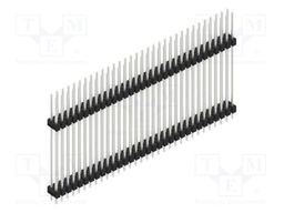 Connector: pin strips; pin header; male; PIN: 64; 2.54mm; THT; 2x32