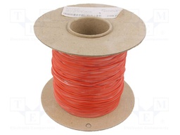 Insulating tube; Mat: silicone; red; Øint: 1.5mm; Wall thick: 0.4mm