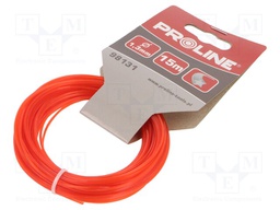 Trimmer line; L: 15m; Mat: nylon; Shape: star; Size: 1.3mm