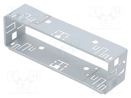 Universal mounting half frame; 1 DIN