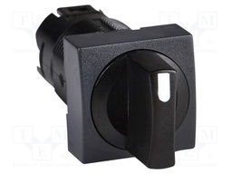 Switch: rotary; 16mm; Stabl.pos: 3; black; none; Pos: 1; -40÷70°C
