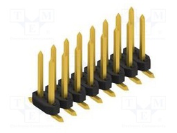 Connector: pin strips; pin header; male; PIN: 16; 2mm; SMT; 2x8; 100V