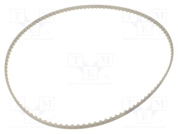 Timing belt; T10; W: 10mm; H: 4.5mm; Lw: 1100mm; Tooth height: 2.5mm