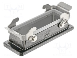 Enclosure: for HDC connectors; Han® M; size 24B; zinc alloy; IP65