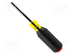 Screwdriver: standard; 6-angles socket; HEX 1/4"