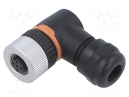 Connector: M12; plug; PIN: 5; female; B code-Profibus; for cable