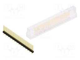 Connector: pin strips; pin header; male; PIN: 28; 2.54mm; SMT; 1x28