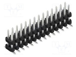 Connector: pin strips; pin header; male; PIN: 28; 2mm; SMT; 2x14