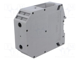 Splice terminal: rail; UKH; 240mm2; ways: 1; terminals: 2; grey; 1kV