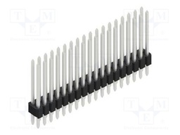 Connector: pin strips; pin header; male; PIN: 36; 1.27mm; THT; 2x18