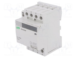 Contactor: 4-pole installation; NO x4; 24VAC; 63A; DIN