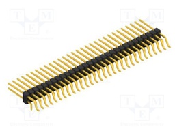 Connector: pin strips; pin header; male; PIN: 60; 2.54mm; SMT,THT