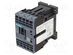 Contactor: 4-pole; NO x4; 24VDC; 9A; DIN,on panel; 3RT23; -25÷60°C