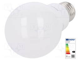 LED lamp; neutral white; E27; 230VAC; 1055lm; 11.5W; 4000K