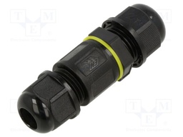 Connector: AC supply; screw terminal; IP68; Body: black