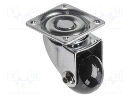 Furniture wheel; Ø: 35mm; without rest position