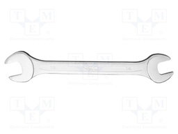 Wrench; spanner; 14mm,15mm; double-sided