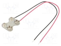 6F22 connector; Leads: 185mm leads; Size: 6F22,6LR61; Batt.no: 2