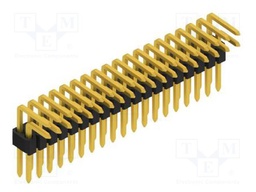 Connector: pin strips; pin header; male; PIN: 38; 1.27mm; THT; 2x19