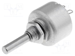 Potentiometer: shaft; single turn; 1kΩ; 1W; ±20%; 4mm; linear; THT
