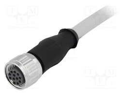 Plug; M12; PIN: 12; female; A code-DeviceNet / CANopen; 2m; cables