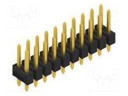 Connector: pin strips; pin header; male; PIN: 20; 2.54mm; THT; 2x10
