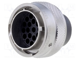 Connector: circular; Series: RT360; plug; male; for cable; PIN: 23