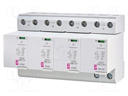 Surge arrester; Type 1+2+3; for DIN rail mounting