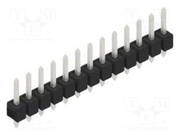 Connector: pin strips; pin header; male; PIN: 13; 2.54mm; THT; 1x13