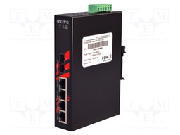 Industrial module: switch PoE Ethernet; unmanaged; 48÷55VDC