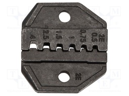 Crimping jaws; insulated connectors,non-insulated terminals
