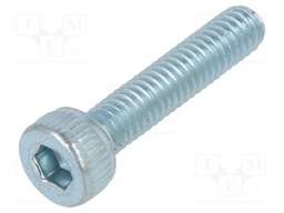 Screw; M2,5x12; DIN: 912; Head: cheese head; imbus; steel; zinc
