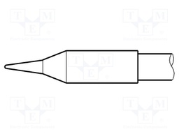 Tip; conical,elongated; 0.6mm; longlife