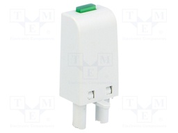Signaling module; Mounting: socket; Indication: LED; Colour: green