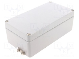 Enclosure: multipurpose; X: 120mm; Y: 220mm; Z: 81mm; ATEX; aluminium