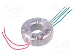 Transformer: toroidal; 160VA; 230VAC; 17V; 17V; 4.7A; 4.7A; 1.7kg