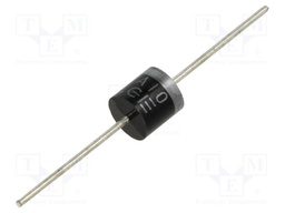 Diode: rectifying; THT; 1kV; 6A; tape; Ifsm: 400A; R6; Ufmax: 1V