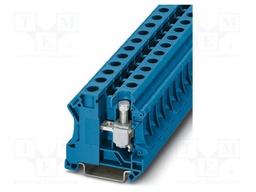 Splice terminal: rail; PA; L: 49.9mm; terminals: 2; W: 12.2mm; H: 51mm