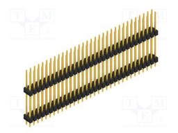 Connector: pin strips; pin header; male; PIN: 64; 2.54mm; THT; 2x32