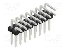 Connector: pin strips; pin header; male; PIN: 16; 2.54mm; THT; 2x8