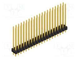 Connector: pin strips; pin header; male; PIN: 40; 2.54mm; THT; 2x20